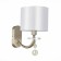 Sconces st. SL1757.101.01. Katena. 1x40 W, E14, 16x27 cm, Nickel color