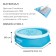 Basin of the inflatable FAST SET, 244 x 66 cm, filter pump, from 6 years old, 57268 Bestway