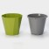 Kashpo for flowers with an insert "Palermo", 1.8 liters, olive color