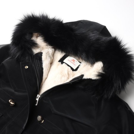 Winter jacket for girls, black color, height 152-158 cm-1