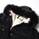 Winter jacket for girls, black color, height 152-158 cm