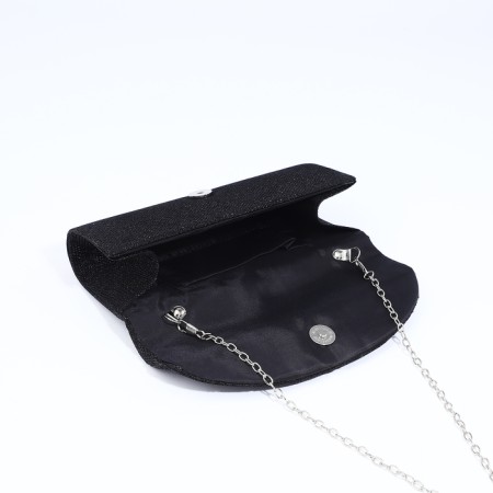 Magneta bag bag, long chain, black color-4