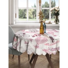 The tablecloth “Parisian love”, round, Saten, d = 150 cm