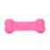 Chewing toy "Tasty bone" with holes for treats, TPR, 11 cm, pink