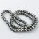 Glass beads, set 78 pcs., Diameter 1 pc. - 10 mm, silver color