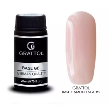 Camouflage base Grattol No. 5, 20 ml