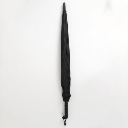 Umbrella - semi -automatic cane "plain", 16 knitting needles, r = 59 cm, black color-7