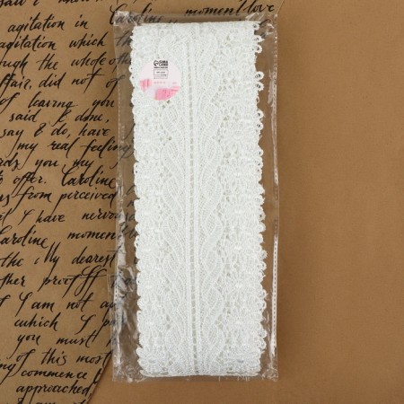 Hypure lace, 80 mm × 6.8 ± 0.5 m, white color-2