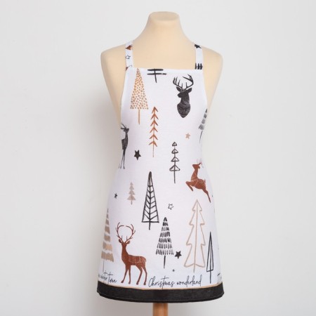 Apron "Dolyana" X-Mas 60x65cm, 100%HL, Rogozhka 164 g/m2-4
