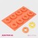 The form for baking the share “Sweets. Polo with sesame seeds”, silicone, 28.5 × 17 cm, 8 cells (D = 6.3 cm), Mix color