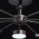 Galexi chandelier, size 63x19.5x63 cm, 40w 5xled IP 20
