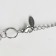 Pendant "butterfly and asterisk" rings, color silver, 30 cm