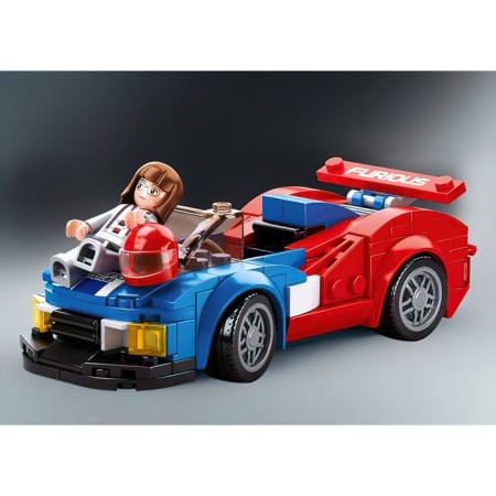 Designer Racing machine Sluban car club, 164 parts, 6+-3
