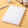 Mat for drying flowers from the mastic of the share, 24.5 × 19 × 2.5 cm, white color