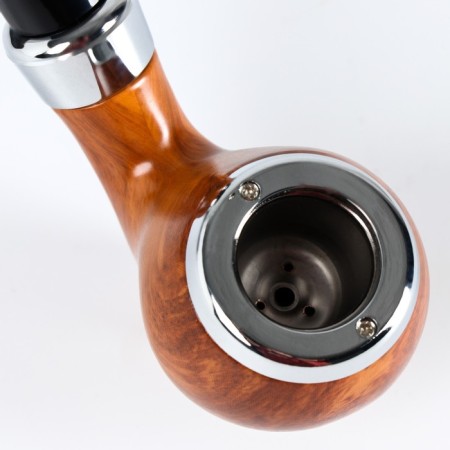 Tobacco smoking pipe "Commander", classic, 15 x 6 x 4.5 cm-2