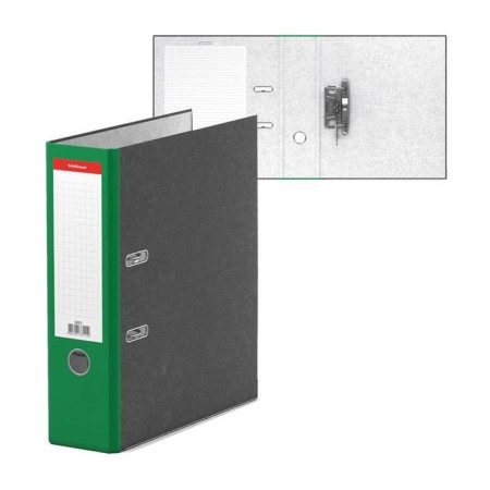A4, 80 mm, Erichkrause "Original" folder with arched mechanism, green