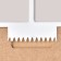 Wall mirror "White Rubin", in a rectangular case, 80x45 cm