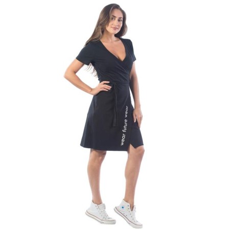 Dress with smell, size 44, black color-6