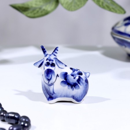 Souvenir "Goat", Small, Gzhel