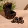Players in a box 6.5x6.5x6.5 cm, wooden wood