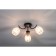Ceiling lamp 3x60W E27, size 58x58x28 cm