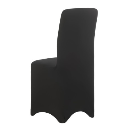 Wedding cover for chair, black, size 100x40cm-2