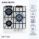 Hon surface Delvento V45H35C001, Gas, 3 burners, white
