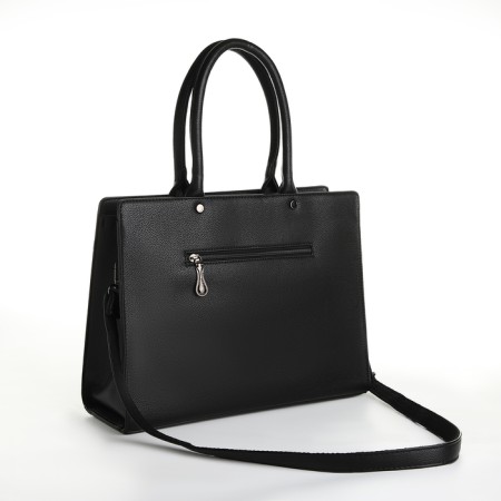 Bag Women's Tout, on a zipper, black color-2