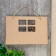 Decorative wood hooks "Bicycle on the lawn at the house" 20x2.5x30 cm