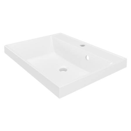 Paola alba shell, half -vested, 60 cm, rectangular-1