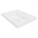 Paola alba shell, half -vested, 60 cm, rectangular