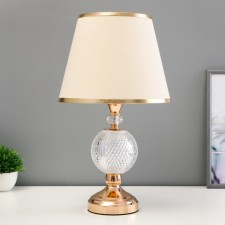 Board lamp with “NIKS” E27 40W gold 25x25x42 cm