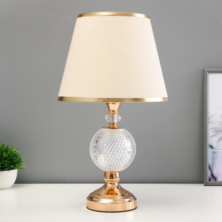 Board lamp with “NIKS” E27 40W gold 25x25x42 cm