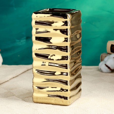 Kashpo - VAZ "Kina" Golden, 9x9x20cm-1