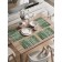 A set of napkins for setting the Birch Forest table, rectangular, rounded edges, size 30x46 cm, 4 pcs