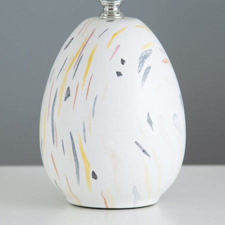 Elissa table lamp E14 40W white 20x20x32 cm Risalux-3