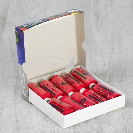 Threads DOR TAK 40/2, 400 yards, color No. 137 red, 10 pcs in units.-1