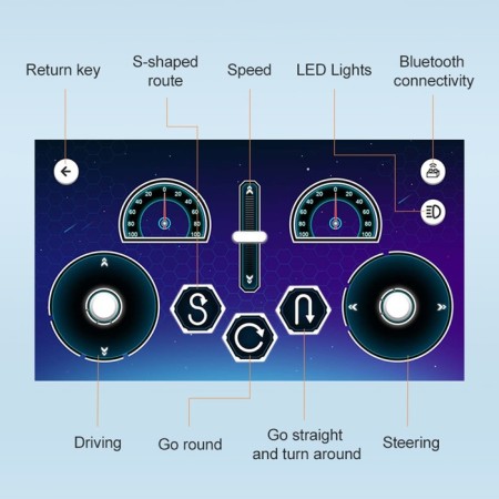 Radio -controlled designer "SUV", 575 parts, 2 control options-12