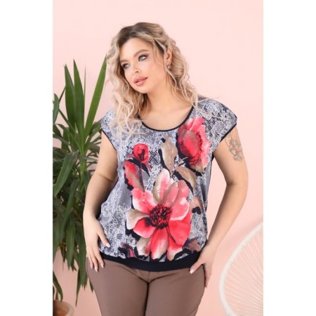 Women's blouse Wisell M3-3270, size 60-3