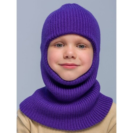 Children's hat, size 51-52, purple color-3