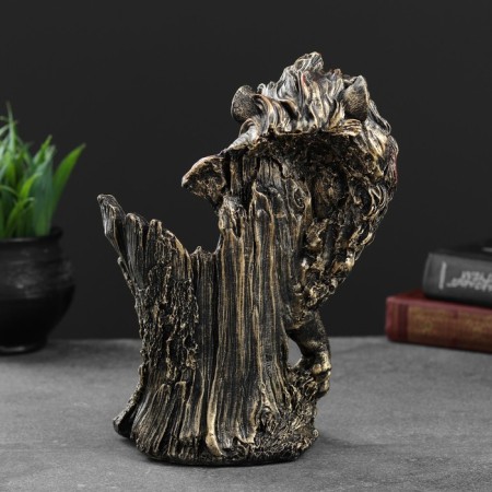 Stand for the bottle "Leo" bronze, 14x19x24cm-3