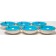 A set of deep plates of Elrington “Airgraph. Maldives ", 18 cm, 6 pcs
