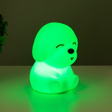Night-mock "dog" LED from USB white 12x10x14 cm Risalux-4