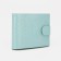 Women's wallet on the Textura button, blue color