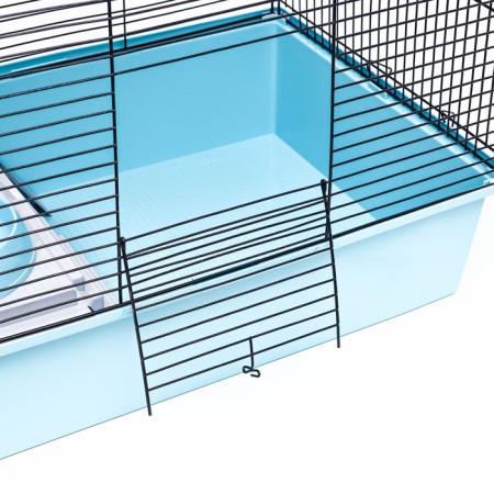 Cage for chinchilla "Pijon" No. 10, collapsible, 58 x 40 x 88, turquoise-3