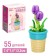 Designer flowers "tulip in a pot", 55 parts