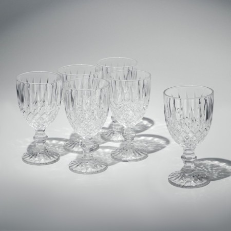 Crystal Fuel Set, glass, d = 9 cm, h = 17 cm, 360 ml, 6 pcs