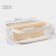 Universal Basket LADOM "Halves", rectangular, with a pen, 32.5 × 24.5 × 11.5 cm, white