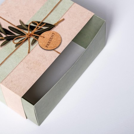 Gift folding box, packaging, “eco style”, 20 x 15 x 8 cm-4