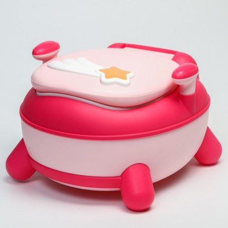 Children's pot "Star", pink color